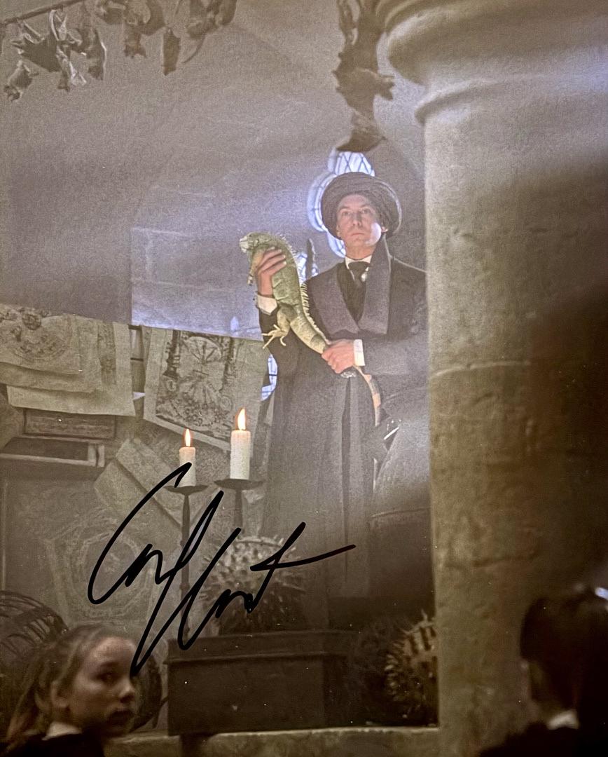 Ian Hart signed 8x10 (Harry Potter) - JSA COA