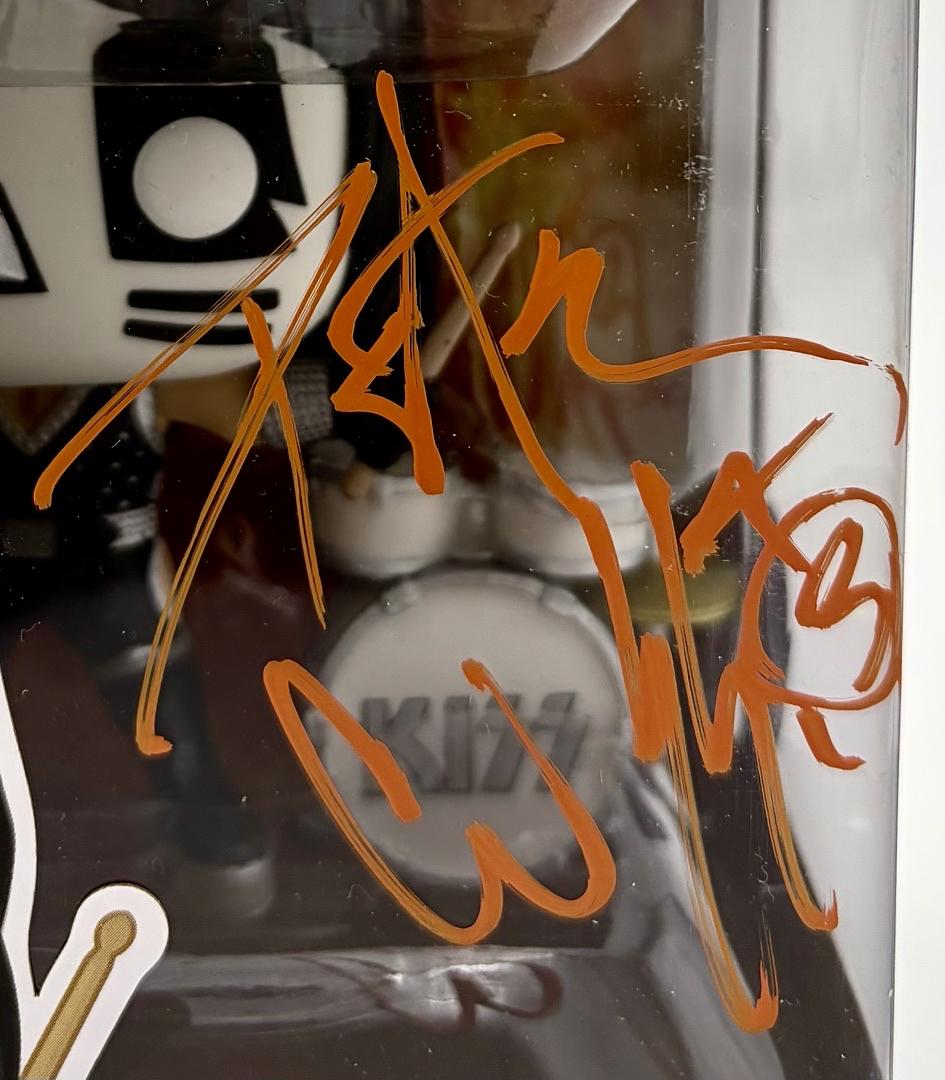 Peter Criss signed "The Catman" Funko #124 (KISS) - JSA COA