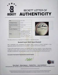 1946 Red Sox multi-signed baseball - RARE - Beckett COA w/full letter of authenticity