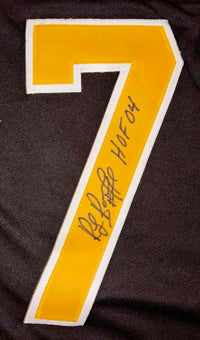 Ray Bourque Signed Custom Bruins Jersey w/ HOF Inscription - Sure Shot COA