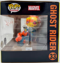 Nicholas Cage Signed Funko Pop #33 (Deluxe Ghost Rider) - Celebrity Authentics