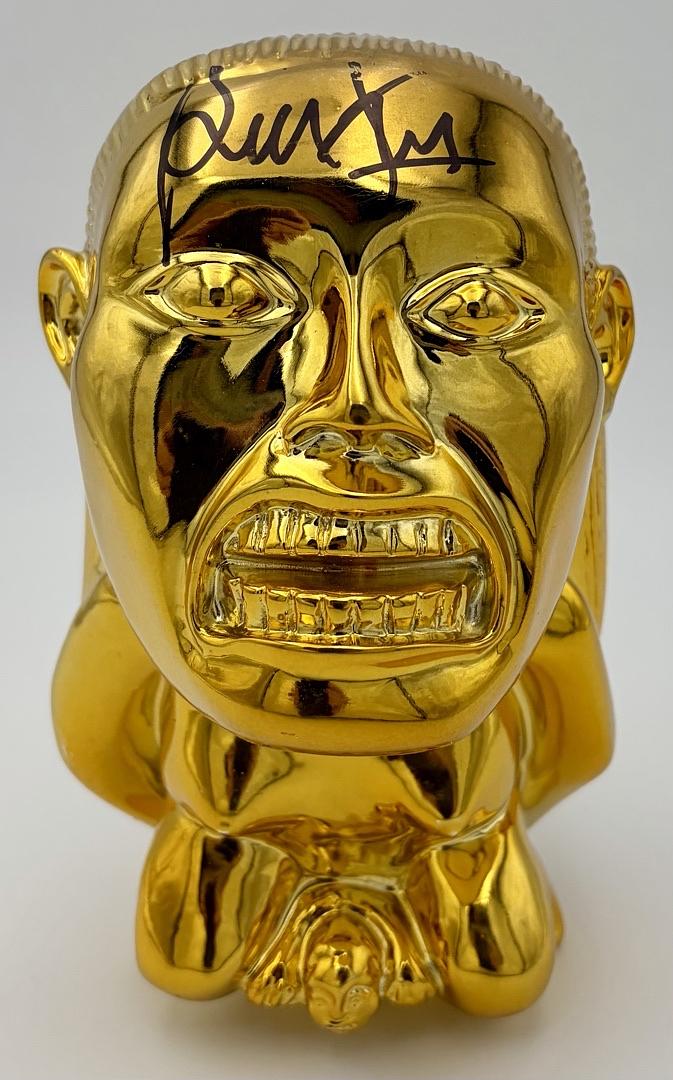 Harrison Ford signed Golden Fertility Idol movie prop (Raiders of the Lost Ark) *RARE* - SWAU COA