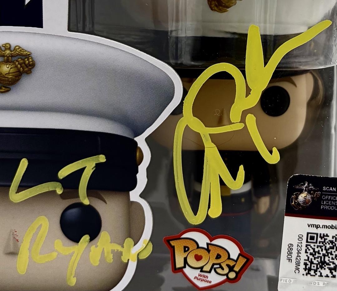 Alec Baldwin signed U.S. Marines Funko (USMC) w/ Lt. Ryan inscription - Beckett COA *RARE*