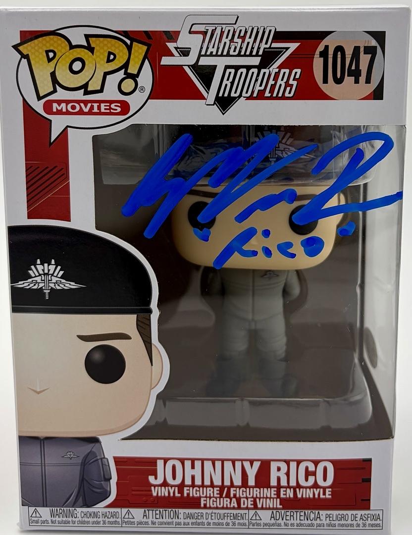 Casper VanDien signed "Johnny Rico" Funko #1047 (Starship Troopers) - JSA COA