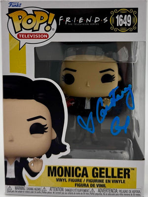 Courtney Cox Signed Funko Pop #1649 "Monica Geller" Friends (Blue Paint) - Beckett COA