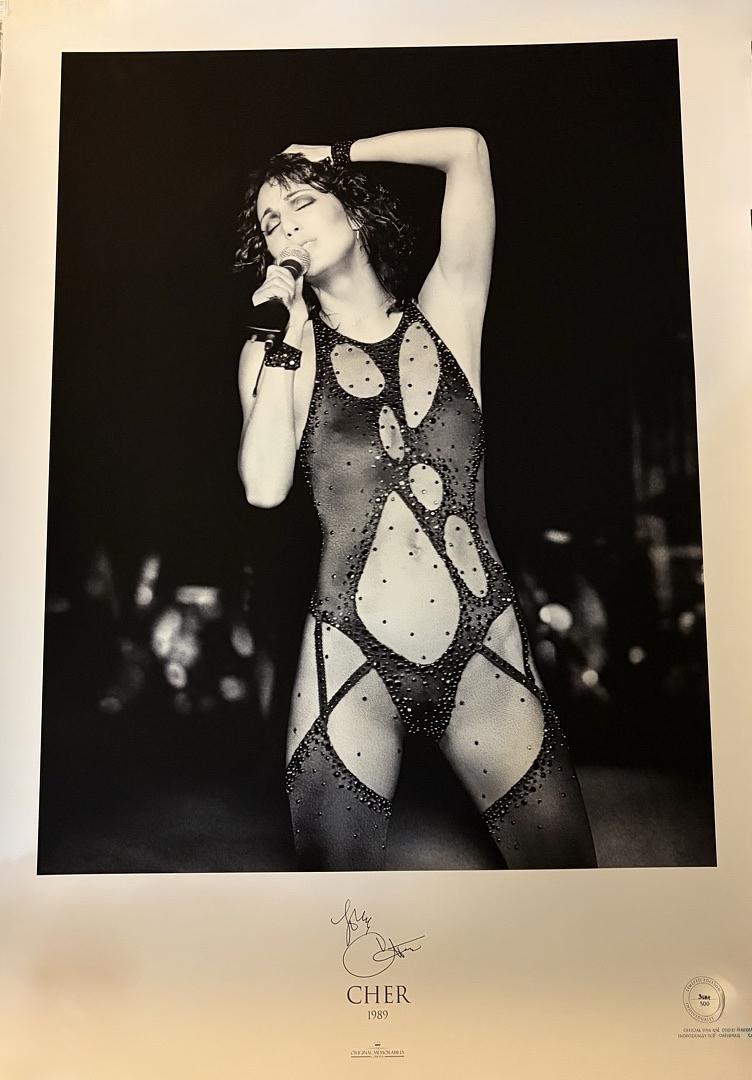 Cher 33x23 limited edition signed lithograph - Original Memorabilia Private Signing