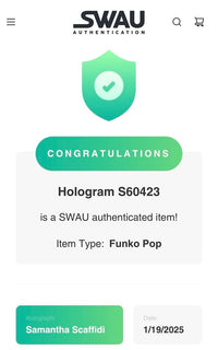 Samantha Scaffidi signed Funko #1590 "Art the Clown" - SWAU COA