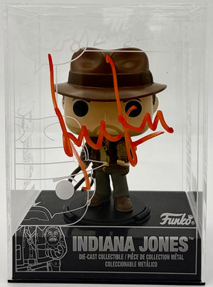 Harrison Ford "Indiana Jones" signed Die-Cast Funko #08 - Beckett COA **RARE**
