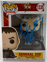 Michael Shannon signed "General Zod" Funko #1335 (Flash) - Beckett COA