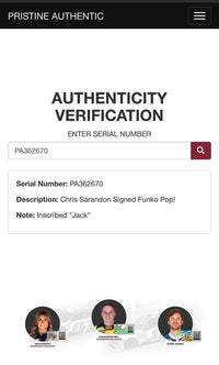 Chris Sarandon Signed Funko Pop #1604 Jack Skellington (Nightmare Before Christmas) w/character name - Pristine COA