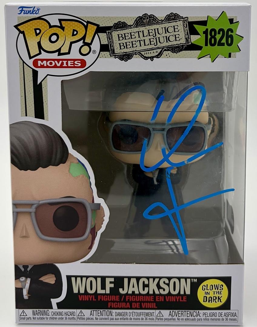 Willem Dafoe Signed "Wolf Jackson" Funko Pop #1826 (Beetlejuice) - Beckett COA