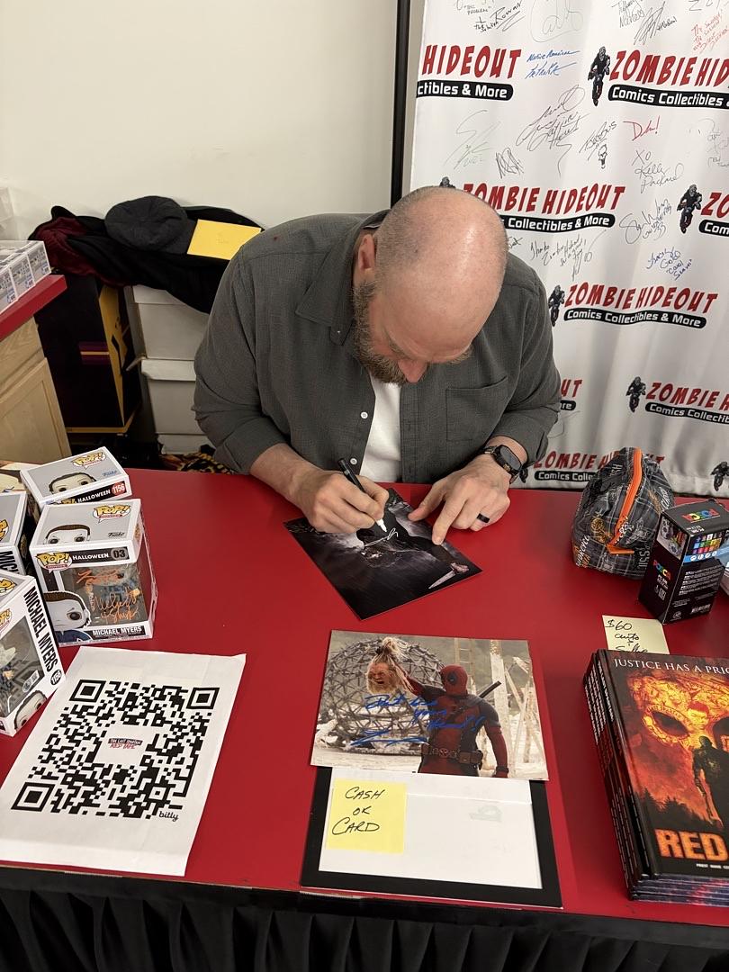 Tyler Mane signed 8x10 (Halloween) - JSA COA