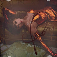 Taylor Swift matted, signed "Life of a Showgirl" CD Insert Photo 2 - Beckett COA