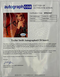 Taylor Swift Custom Framed & Signed CD Insert (The Life if a Showgirl) Photo #1 - ACOA COA