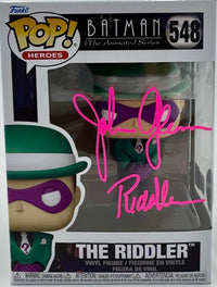 John Glover signed Funko #548 "The Riddler" - OC Celebrity Marketing
