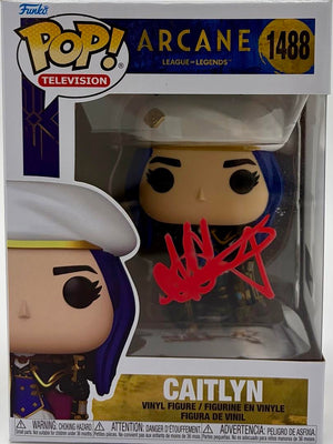 Katie Leung Signed "Caitlyn" Funko Pop #1488 (Arcane) - SWAU COA