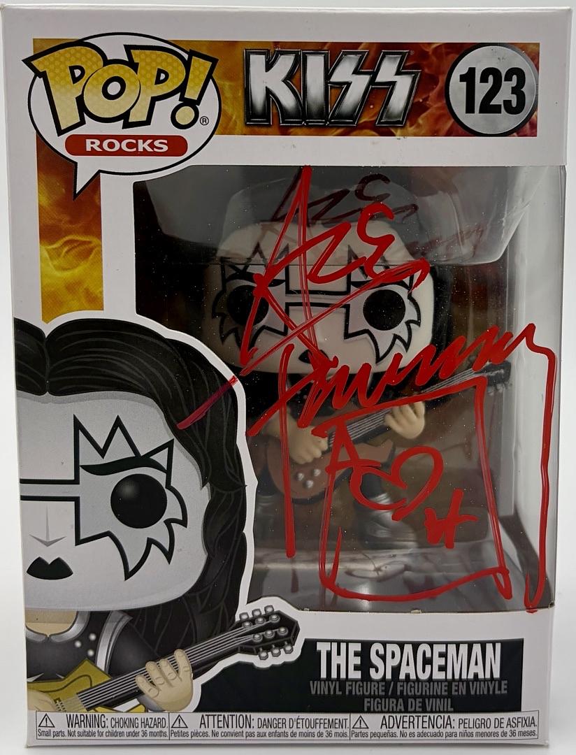 Ace Frehley Signed Funko Pop #123 "The Spaceman" (KISS) - ACOA COA