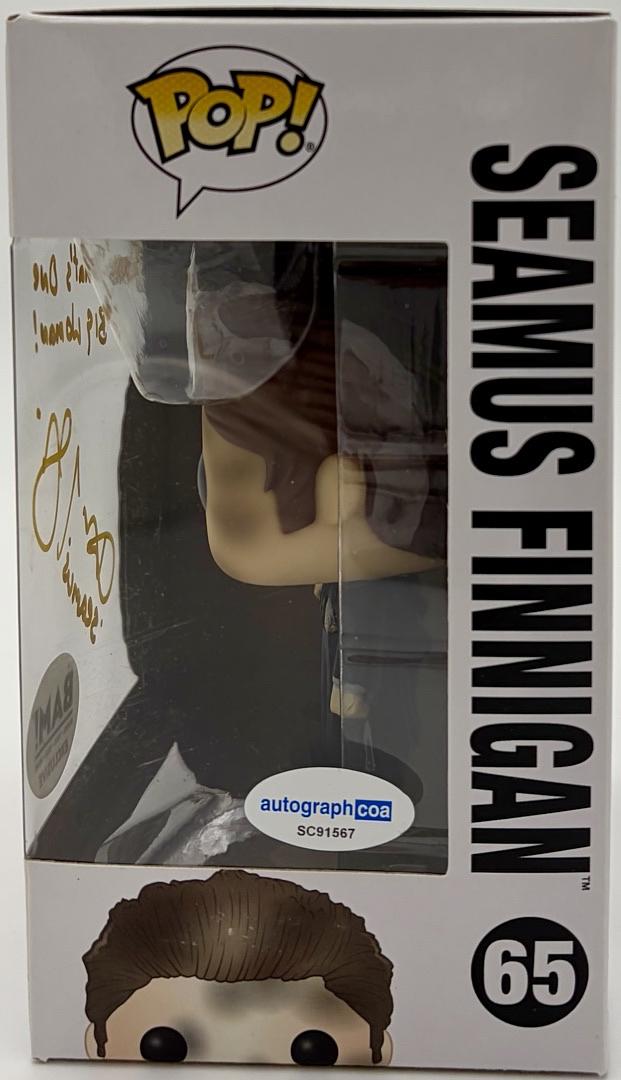 Devon Murray signed Funko Pop #65 "Seamus Finnegan"w/quote (Harry Potter) - ACOA COA