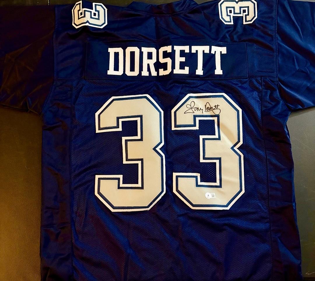 Tony Dorsett signed Cowboys jersey - Beckett COA
