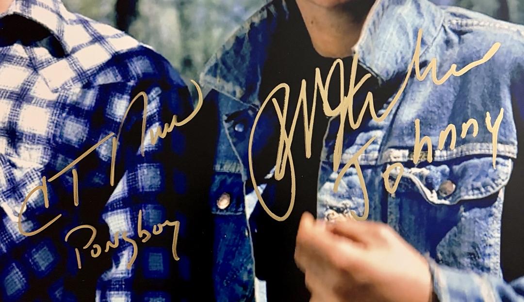 Ralph Macchio & C. Thomas Howell signed 11x14 (The Outsiders) - JSA COA