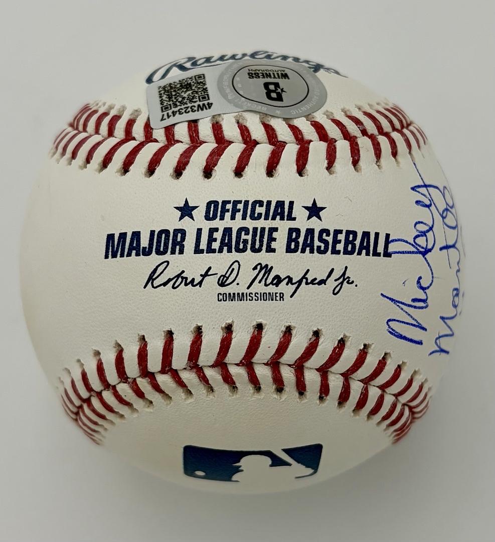 Chaz Palminteri signed baseball w/long quote - Beckett COA