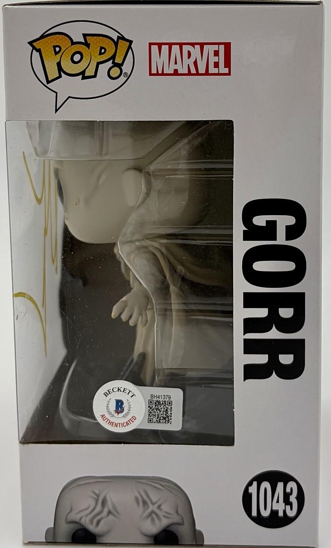 Christian Bale Signed Funko Pop #1043 Gorr (Thor Love & Thunder) - Beckett COA