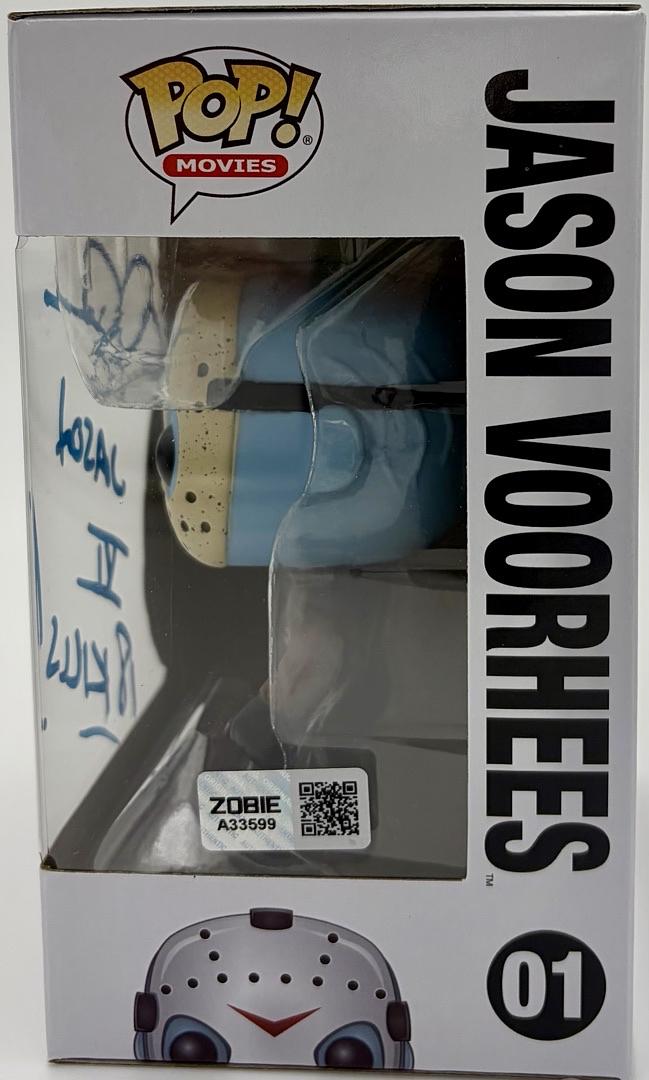 C.J. Graham signed "Jason Vorhees" Funko #01 (Friday the 13th) - Zobie COA