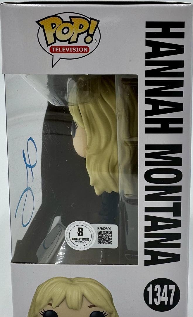 Miley Cyrus Signed Funko Pop #1347 (Hannah Montana)  - Beckett COA