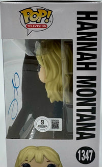 Miley Cyrus Signed Funko Pop #1347 (Hannah Montana)  - Beckett COA