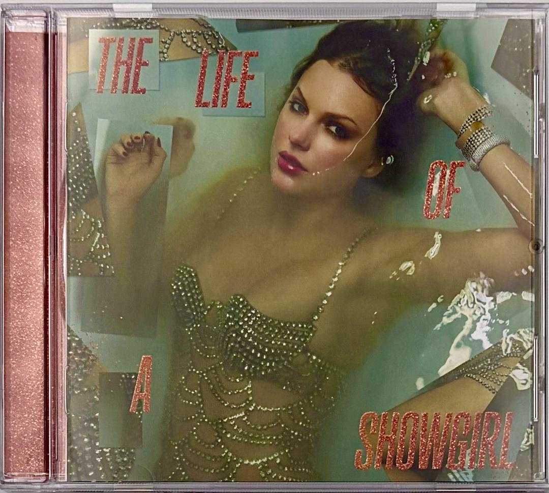 Taylor Swift matted, signed "Life of a Showgirl" CD Insert Photo 4 - Beckett COA