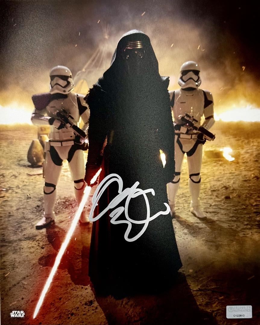 Adam Driver signed 8x10 (Star Wars) - Celebrity Authentics COA