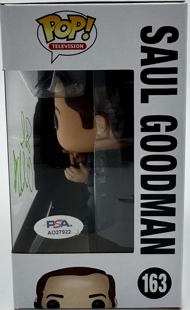 Bob Odenkirk Signed Funko Pop #163 Saul Goodman (Breaking Bad)  - PSA COA