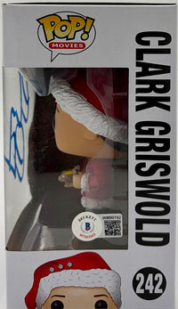 Chevy Chase Signed Funko Pop #242 Clark Griswold (Christmas Vacation) - Beckett COA