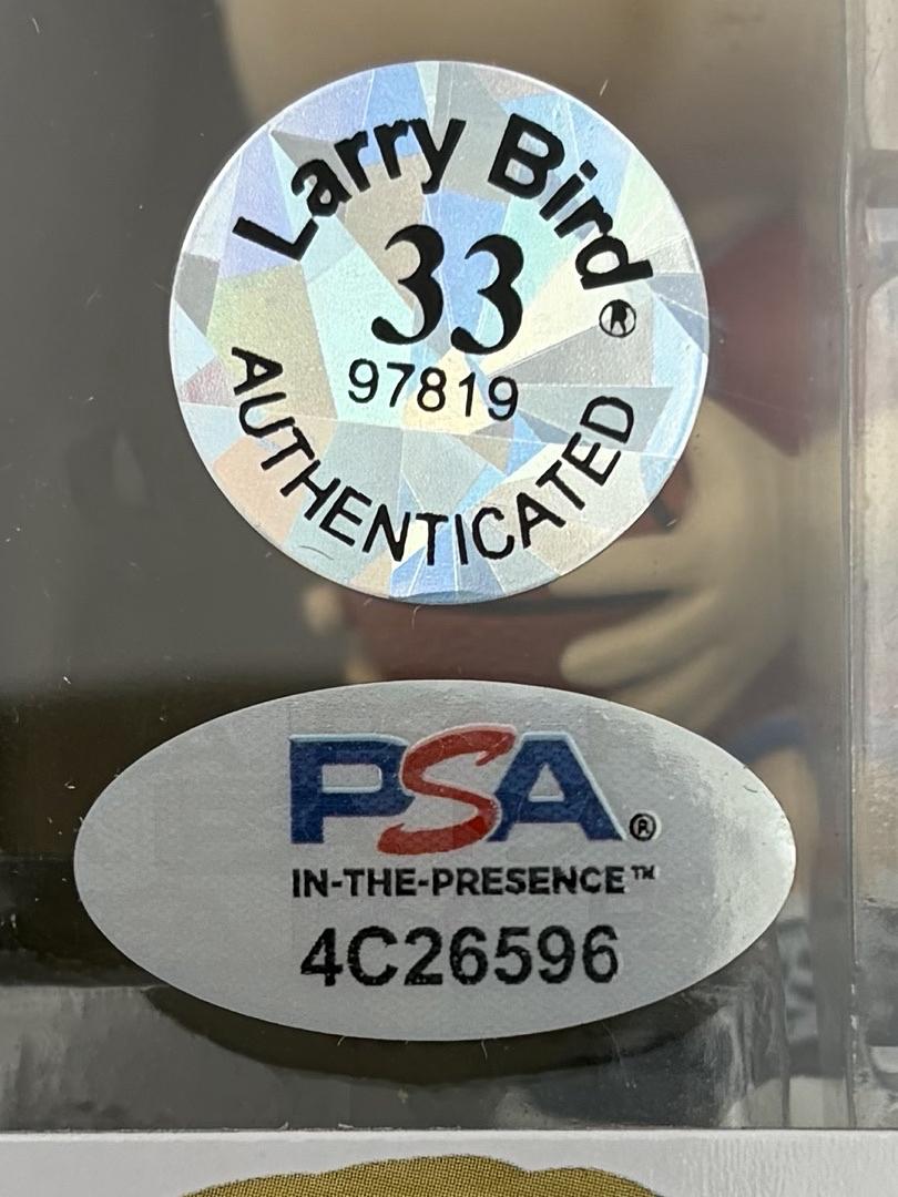 Larry Bird Signed Funko Pop #139 (Boston Celtics/USA Basketball) - PSA COA