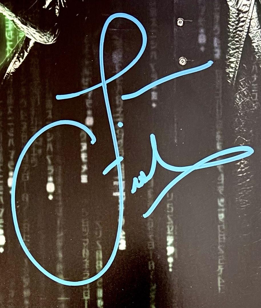Laurence Fishburne Signed 11x14 Photo (Matrix) - Beckett COA
