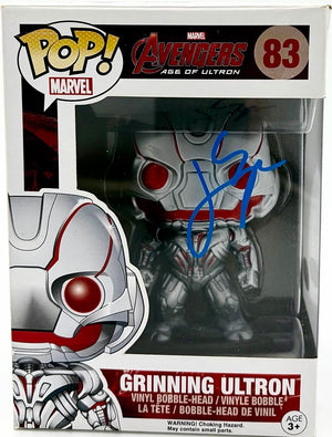 James Spader signed "Grinning Ultron" Funko #83 (Avengers) - JSA COA