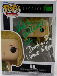 Natasha Henstridge signed "Sil" Funko #1906 w/quote (Species) - Beckett COA
