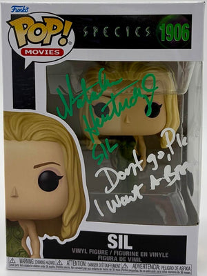 Natasha Henstridge signed "Sil" Funko #1906 w/quote (Species) - Beckett COA