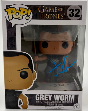 Jacob Anderson signed "Grey Worm" Funko #32 (Game of Thrones) - Beckett COA
