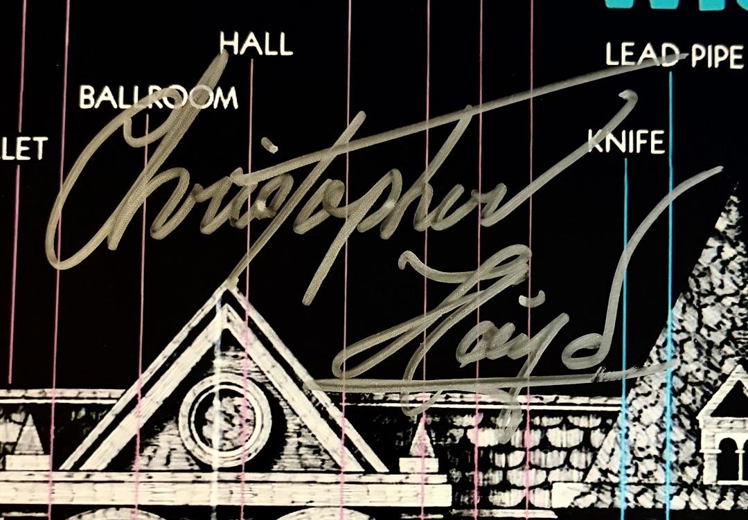Tim Curry Christopher Lloyd and Lesley Ann Warren signed "Clue" 11x17 - OC Celebrity Marketing