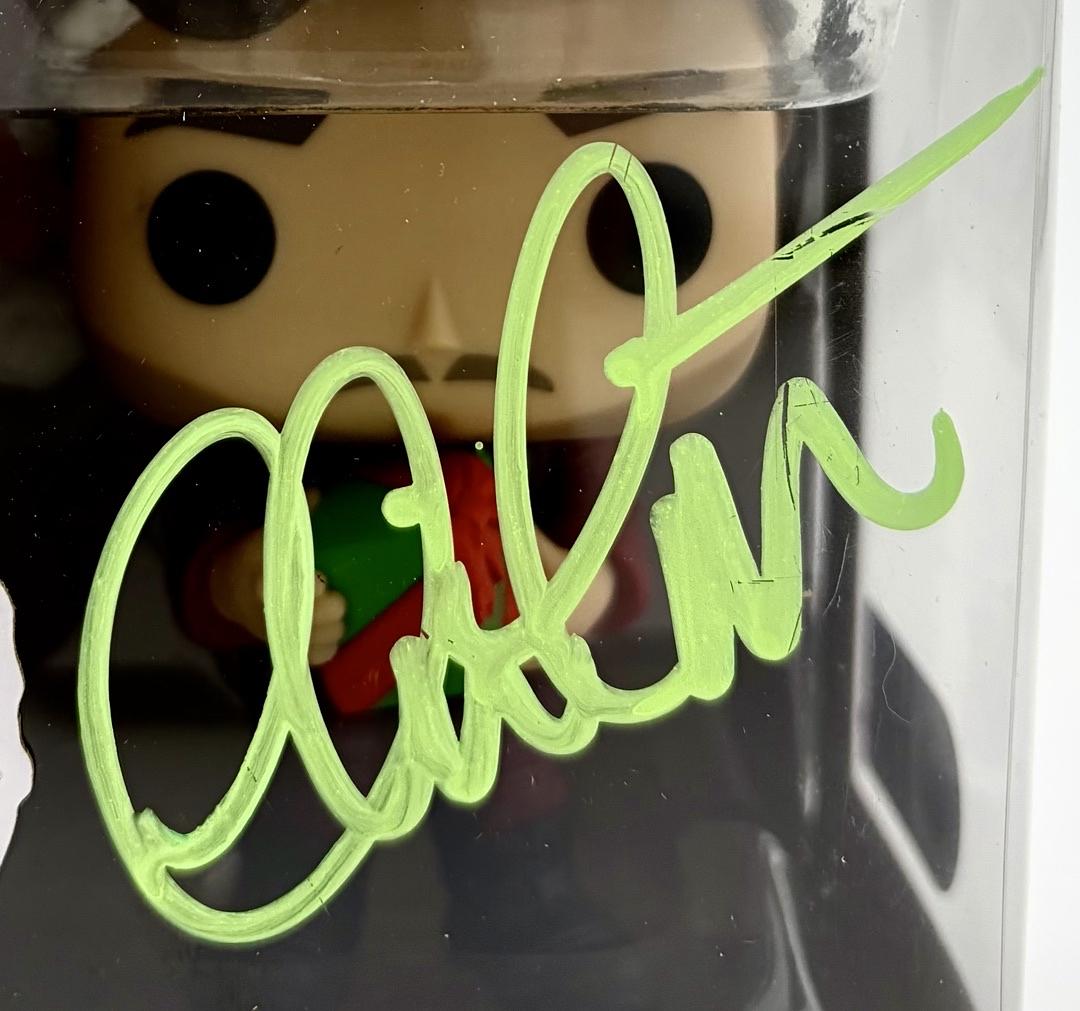 Chris Pratt Signed Funko Pop #1104 "Star Lord" Holiday Special GOTG - Beckett COA