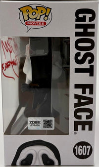 Jeff Brockton signed "Ghost Face" Funko #1607 (Scream) - Zobie COA