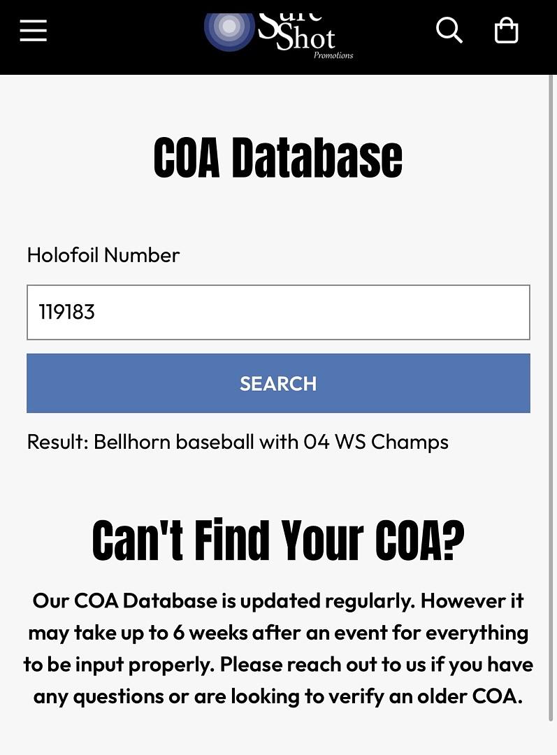 Mark Bellhorn signed 2004 World Series ROMLB Baseball (Red Sox) - Sure Shot COA