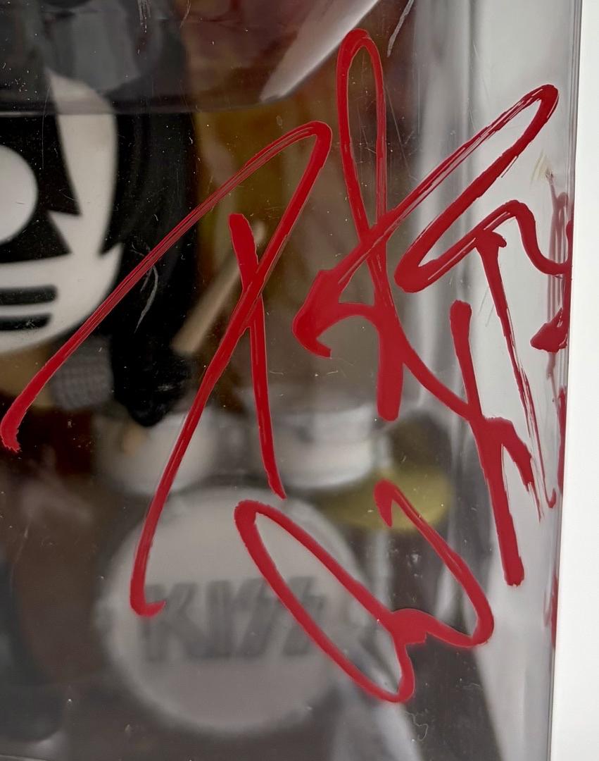 Peter Criss signed "The Catman" Funko #124 (KISS) - JSA COA