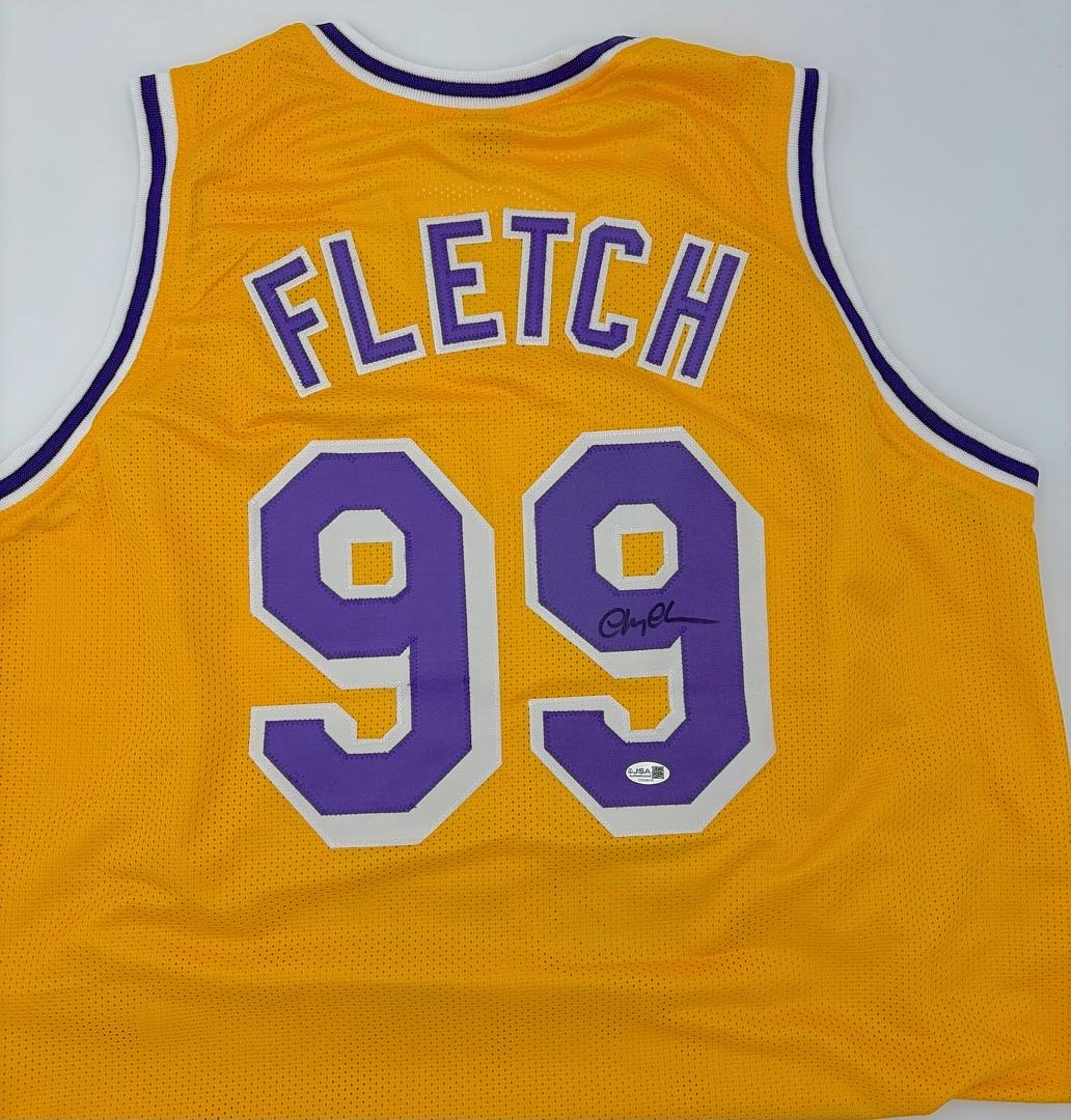 Chevy Chase (Fletch) signed Lakers Jersey - JSA COA
