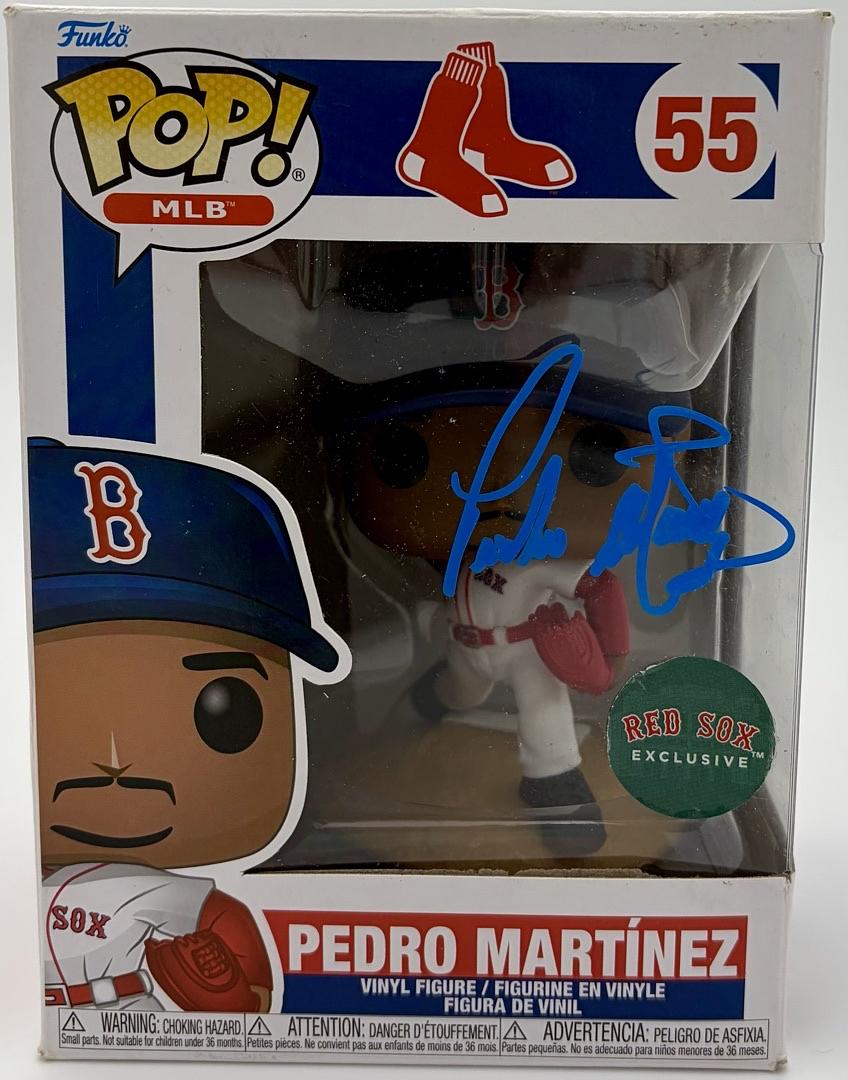Pedro Martinez Signed Funko Pop #55 (Red Sox) - JSA COA