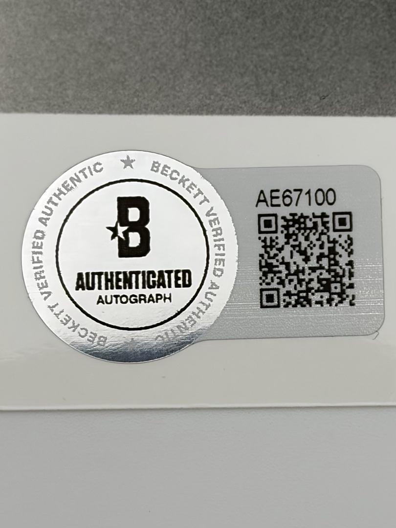 Ed Harris, Clint Howard and Sy Liebergot (Apollo 13) signed 8x10 - Beckett COA