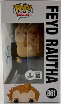 Austin Butler signed "Feed Rautha" Funko #861 (Dune) - Beckett COA
