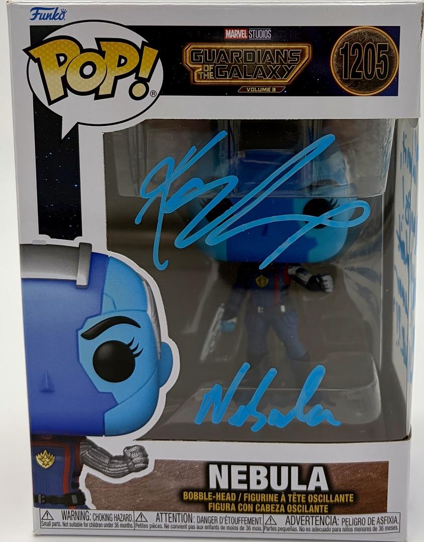 Karen Gillan Signed Funko Pop #1205 "Nebula" (GOTG) w/long quote and char name - SWAU COA (Copy)