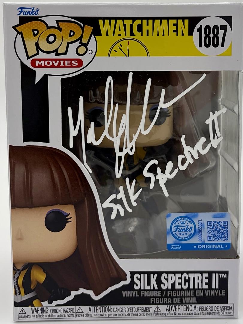 Malin Akerman signed Silk Spectre II signed Funko #1887 (Watchman) - Beckett COA